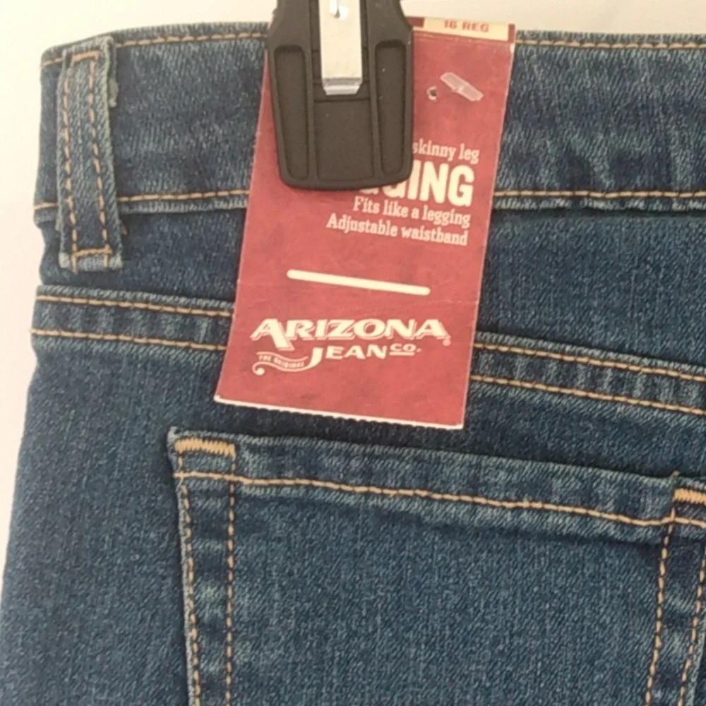 Arizona super skinny leg jegging size 16 regular new !